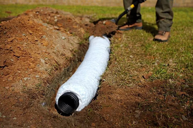 Install a French Drain in yard