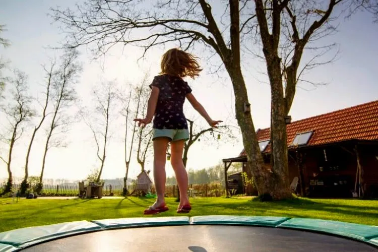 How to keep trampoline from blowing away, complete guide
