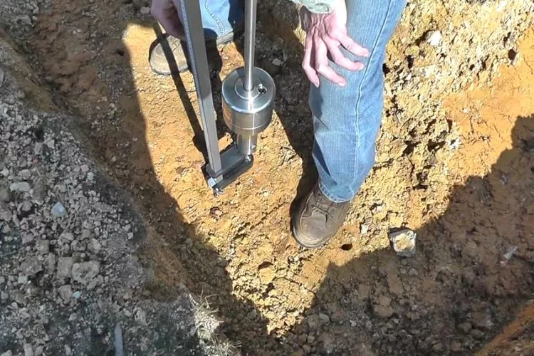 Techniques for measuring depth when digging 
