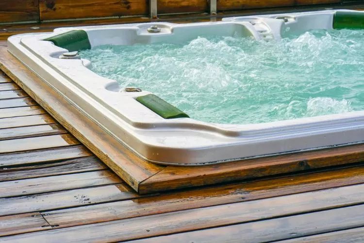 Safety precautions for putting hot tub in shed